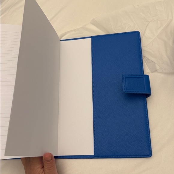 Things Remembered Pebble Grain Journal- LARGE- BLUE NEW IN BOX - Picture 5 of 6